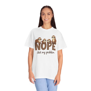 Relaxed Sloth Graphic Tee - Funny Print Cotton - Dipaliz - T-shirts - s