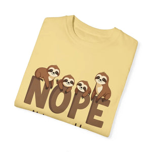 Relaxed Sloth Graphic Tee - Funny Print Cotton - Dipaliz - T-shirts - s
