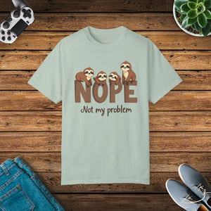 Relaxed Sloth Graphic Tee - Funny Print Cotton - Dipaliz - T-shirts - s