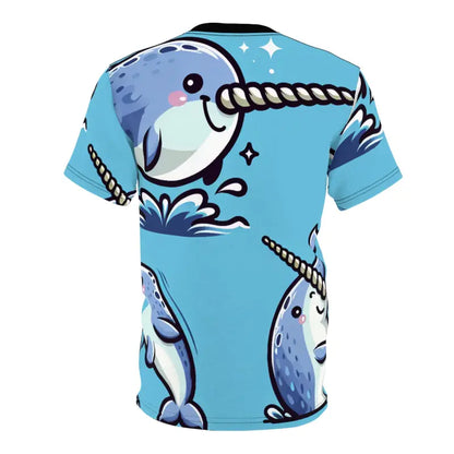 Whale Wonderland Tee: Easy Breezy Light Fabric Fun - All Over Prints