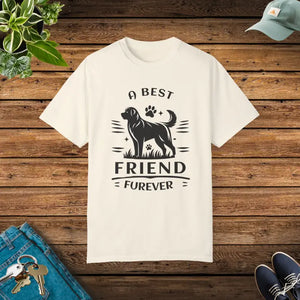 Furever Friend Unisex T-shirt - Garment Dyed Comfort Tee - Dipaliz - Ivory / s - T-shirts