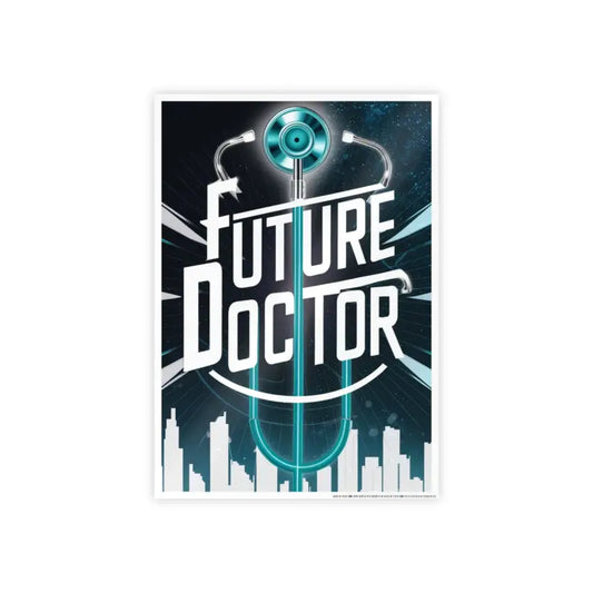 Transform your Space: Future Doctor High Gloss Poster - 11.7’’ x 16.5’’ (vertical) / Glossy