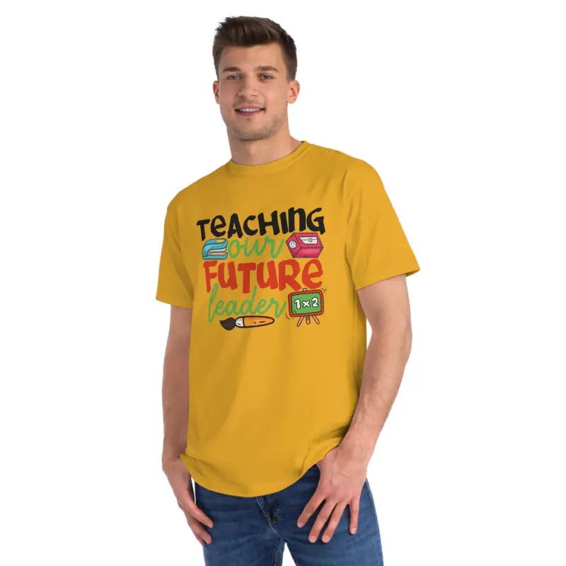 Rock the Future Leader Organic Unisex Tee in Style & Comfort - Beehive / s T-shirt