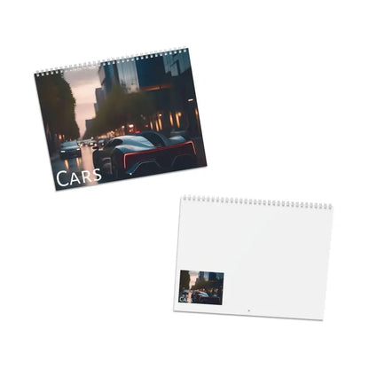 Futuristic Cars & Modern Cities 2025 Wall Calendar - 10.8’’ x 8.4’’ / Semi Glossy