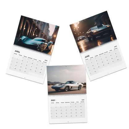 Futuristic Cars & Modern Cities 2025 Wall Calendar - 10.8’’ x 8.4’’ / Semi Glossy