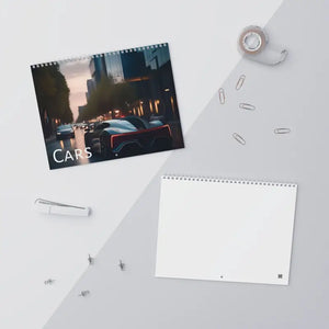 Wall Calendars 2026 Futuristic Cars Modern Cities - Dipaliz