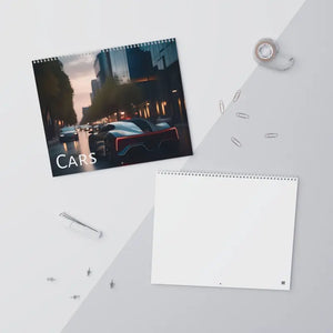 Wall Calendars 2026 Futuristic Cars Modern Cities - Dipaliz