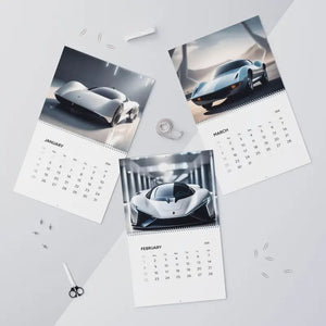 Wall Calendars 2026 Futuristic Cars Modern Cities - Dipaliz