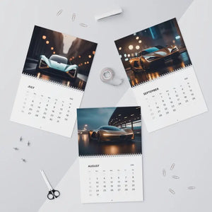 Wall Calendars 2026 Futuristic Cars Modern Cities - Dipaliz