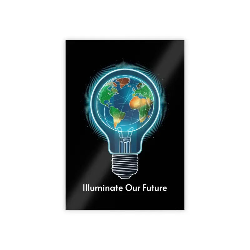 Futuristic Elegance: Illuminate our Future High-gloss Posters - 33.1’’ x 46.8’’ (vertical) / Glossy Poster