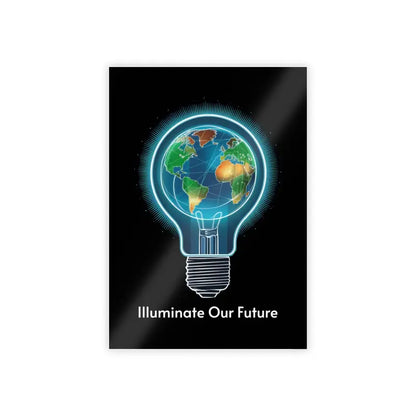 Futuristic Elegance: Illuminate our Future High-gloss Posters - 33.1’’ x 46.8’’ (vertical) / Glossy Poster