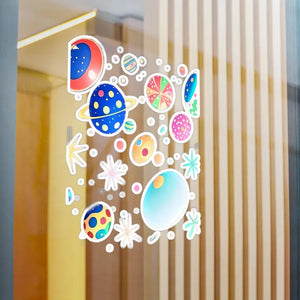 Paper Products - Kiss Cut Vinyl Decals - Cosmic Galaxy Space Stickers - Dipaliz 8’’ x 10’’ / Kiss-cut / Satin