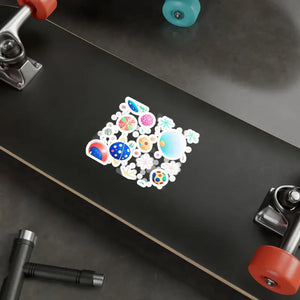 Paper Products - Kiss Cut Vinyl Decals - Cosmic Galaxy Space Stickers - Dipaliz