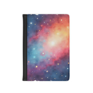 Galactic Passport Cover - Vibrant Cosmic Design - Dipaliz - Travel Wallets