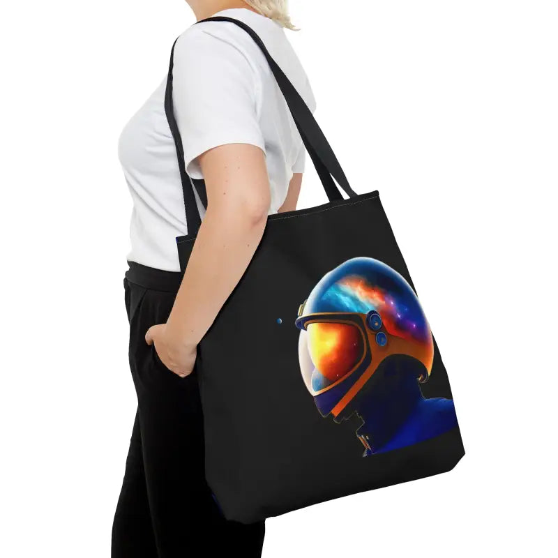 Blast off in Style with the Galactic Astronaut Tote Bag! - Bags