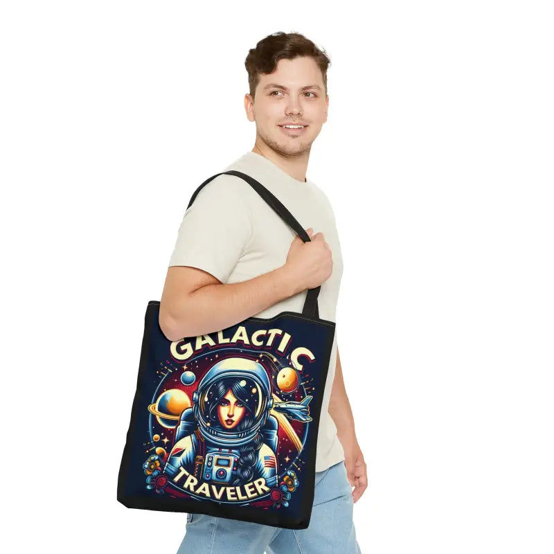 Upgrade your Style with the Galactic Traveler Aop Tote Bag - Bags