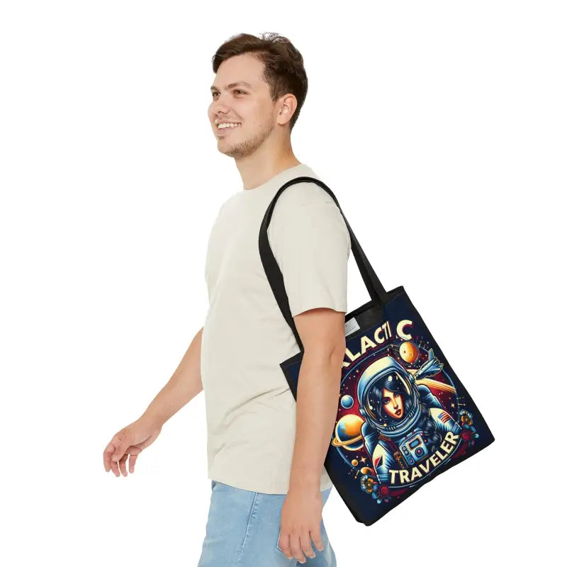 Upgrade your Style with the Galactic Traveler Aop Tote Bag - Bags