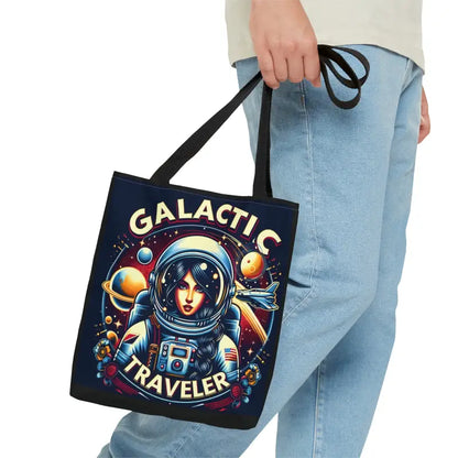 Upgrade your Style with the Galactic Traveler Aop Tote Bag - Small Bags