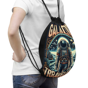 Galactic Traveler Outdoor Drawstring Bag - Cosmic Style - Dipaliz - Backpacks