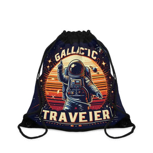 Galactic Traveler Drawstring Bag - Unlock Cosmic Style - Dipaliz - one Size - Backpacks