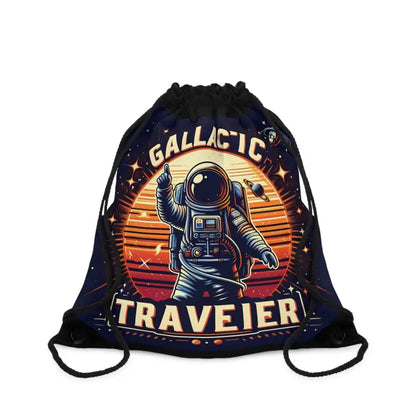 Galactic Traveler Outdoor Drawstring Bag: Lightweight & Durable - one Size Bags