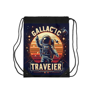 Galactic Traveler Drawstring Bag - Unlock Cosmic Style - Dipaliz - one Size - Backpacks