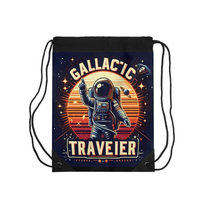 Galactic Traveler Outdoor Drawstring Bag: Lightweight & Durable - one Size Bags