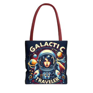 Bags - Galactic Traveler Aop Tote Bag - Space Design - Dipaliz 13’’ × / Red