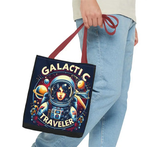 Bags - Galactic Traveler Aop Tote Bag - Space Design - Dipaliz