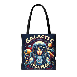 Bags - Galactic Traveler Aop Tote Bag - Space Design - Dipaliz