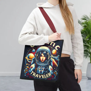 Bags - Galactic Traveler Aop Tote Bag - Space Design - Dipaliz