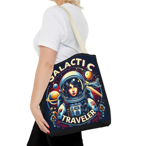 Bags - Galactic Traveler Aop Tote Bag - Space Design - Dipaliz