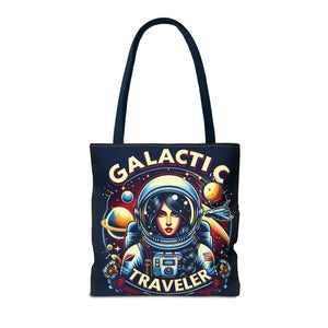 Bags - Galactic Traveler Aop Tote Bag - Space Design - Dipaliz
