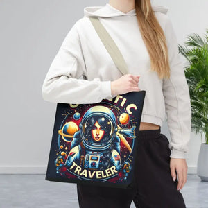 Bags - Galactic Traveler Aop Tote Bag - Space Design - Dipaliz