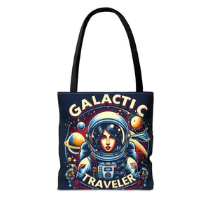 Bags - Galactic Traveler Aop Tote Bag - Space Design - Dipaliz