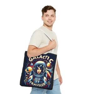 Bags - Galactic Traveler Aop Tote Bag - Space Design - Dipaliz