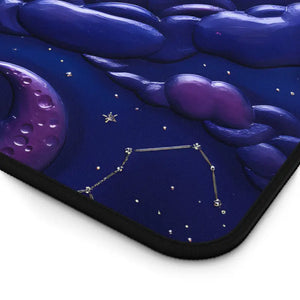 Galaxy Dream Desk Mat - Purple Nebula Space Design - Dipaliz - Computer Accessories