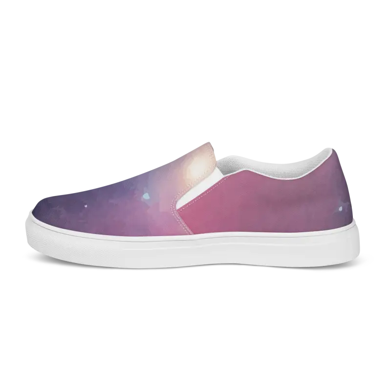 Conquer the Galaxy with Women’s Canvas Slip-on Shoes