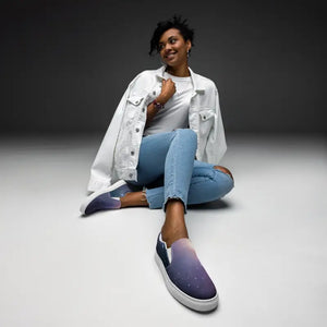 Galaxy Universe Canvas Shoes Women’s Slip on Cosmic Style - Dipaliz - 5 - Sneakers