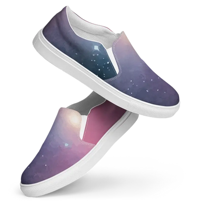 Conquer the Galaxy with Women’s Canvas Slip-on Shoes