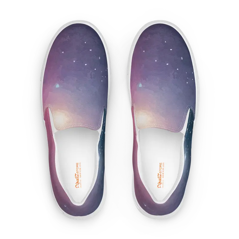 Conquer the Galaxy with Women’s Canvas Slip-on Shoes