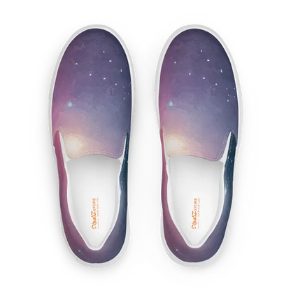 Conquer the Galaxy with Women’s Canvas Slip-on Shoes