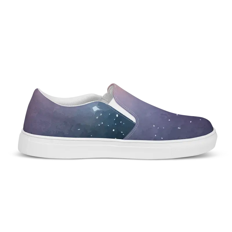 Conquer the Galaxy with Women’s Canvas Slip-on Shoes