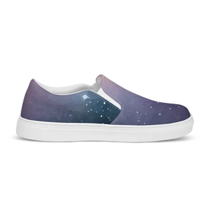 Galaxy Universe Canvas Shoes Women’s Slip on Cosmic Style - Dipaliz - Sneakers