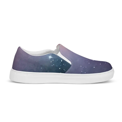 Conquer the Galaxy with Women’s Canvas Slip-on Shoes