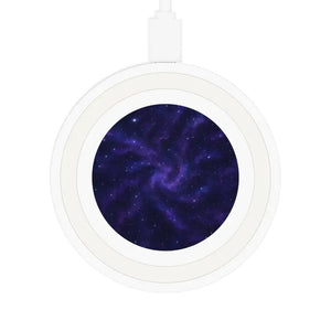Cosmic Charger Wireless Pad Night Sky Decor Tech Lovers - Dipaliz - 2.75’’ x / White/white - Chargers