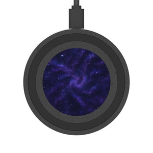 Cosmic Charger Wireless Pad Night Sky Decor Tech Lovers - Dipaliz - 2.75’’ x / Black/black - Chargers