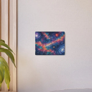 Galaxy Metal Art – Nebula Space Wall Decor - Dipaliz - Posters Prints & Visual Artwork