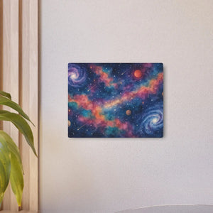 Galaxy Metal Art – Nebula Space Wall Decor - Dipaliz - Posters Prints & Visual Artwork
