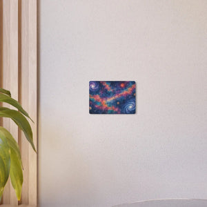 Galaxy Metal Art – Nebula Space Wall Decor - Dipaliz - Posters Prints & Visual Artwork